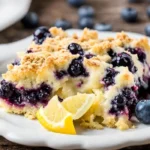 Lemon Blueberry Dump Cake