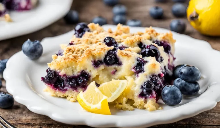 Lemon Blueberry Dump Cake