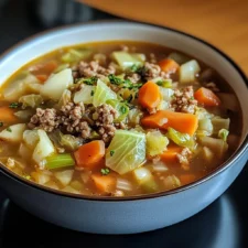 Cabbage Soup with Ground Beef Recipe-image