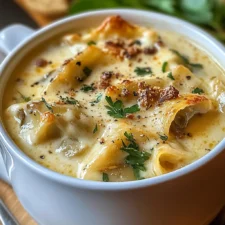 Creamy Alfredo Lasagna Soup Recipe-image