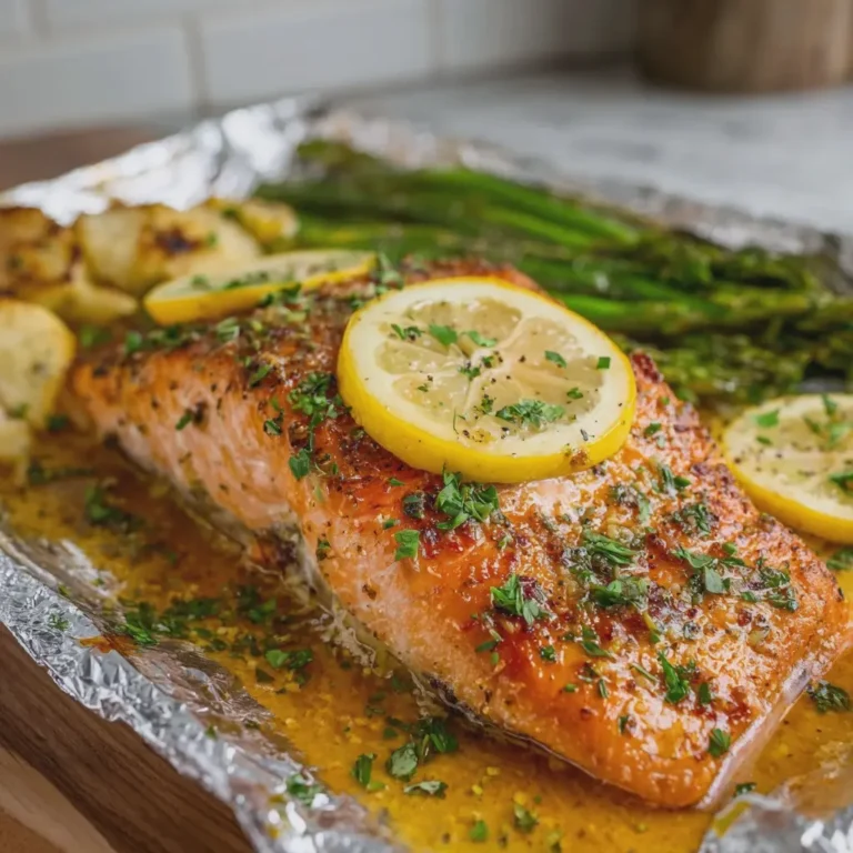 Sheet Pan Honey Lemon Salmon