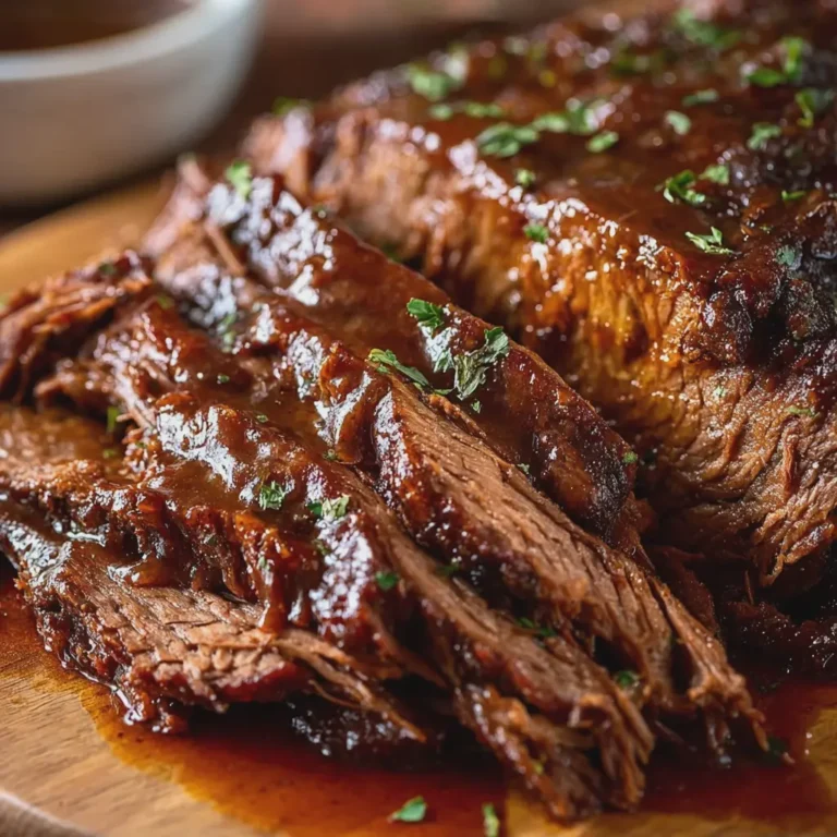 Slow Cooker BBQ Beef Brisket