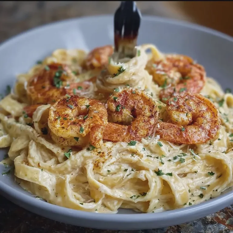 Cajun Shrimp Fettuccine Alfredo