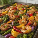 Sheet Pan Teriyaki Shrimp and Veggies