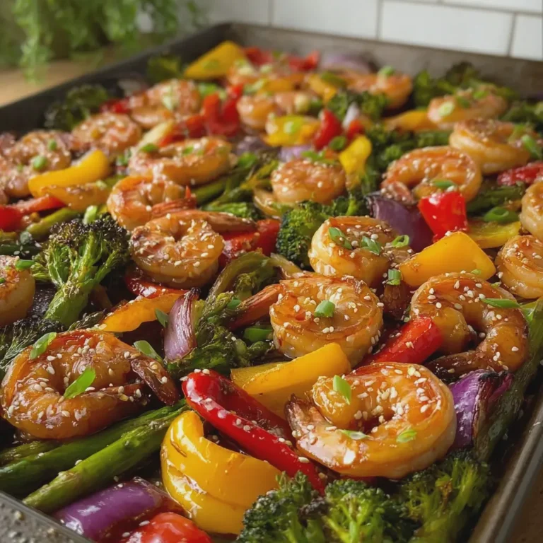 Sheet Pan Teriyaki Shrimp and Veggies