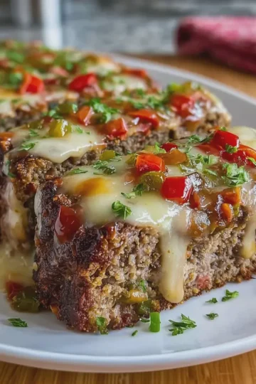 Philly Cheesesteak Meatloaf