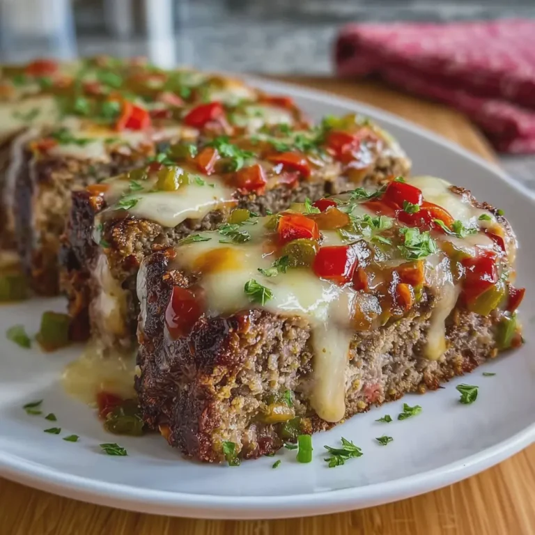 Philly Cheesesteak Meatloaf