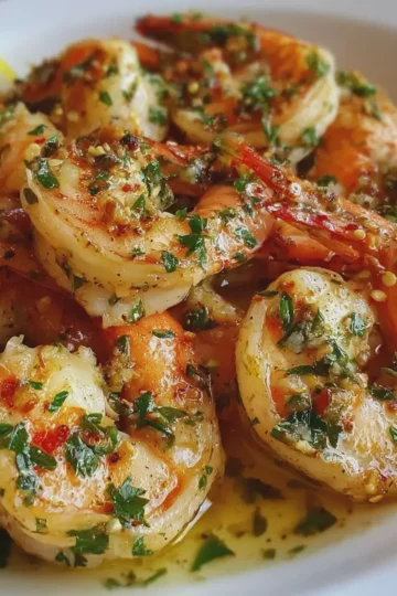 Garlic Shrimp with Lemon and Parsley