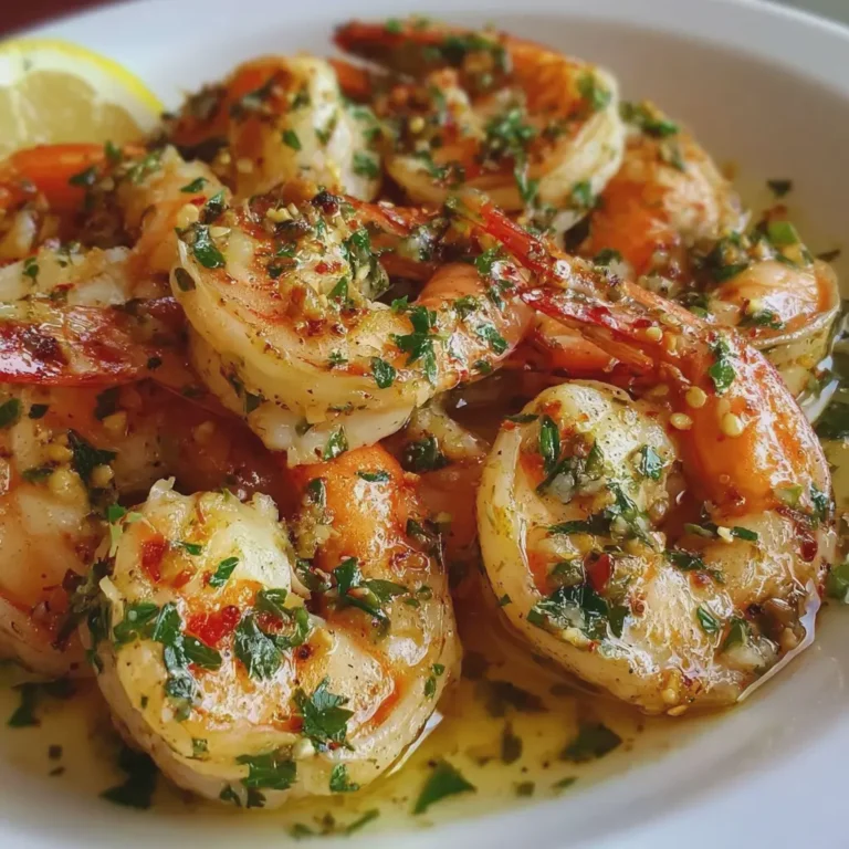 Garlic Shrimp with Lemon and Parsley