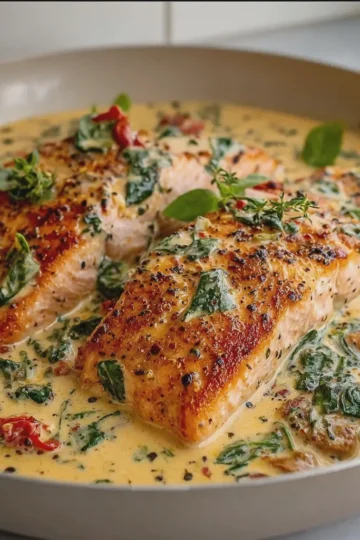 Creamy Tuscan Salmon
