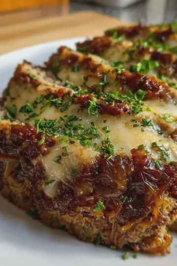 French Onion Meatloaf