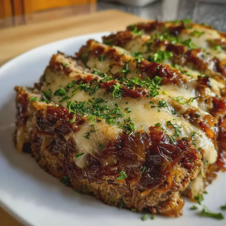 French Onion Meatloaf