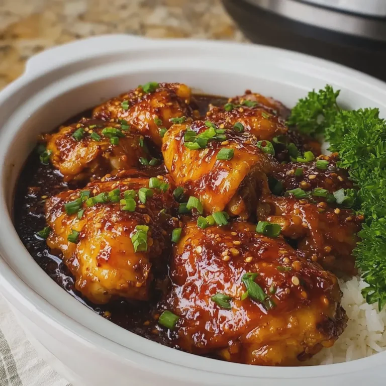 Slow Cooker Honey Garlic Chicken