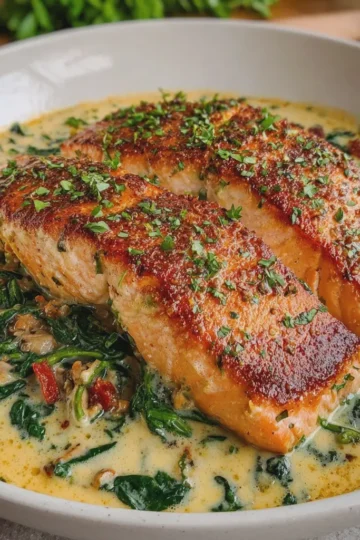 Creamy Tuscan Salmon