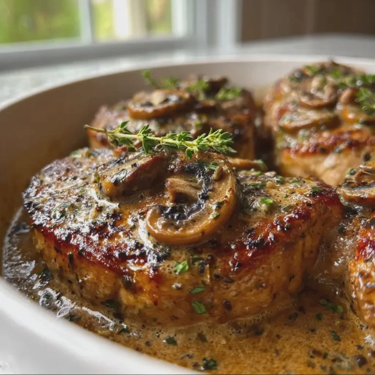 Mushroom Pork Chops