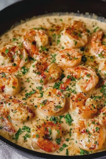 Creamy Garlic Shrimp