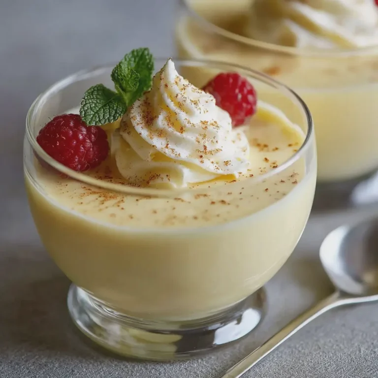 Homemade Vanilla Pudding