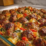Meatball and Vegetable Casserole