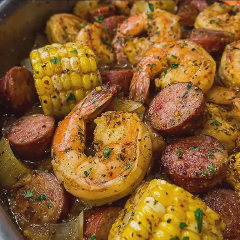 Garlic Butter Shrimp and Sausage Boil