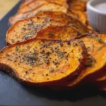 Baked Sweet Potato Slices