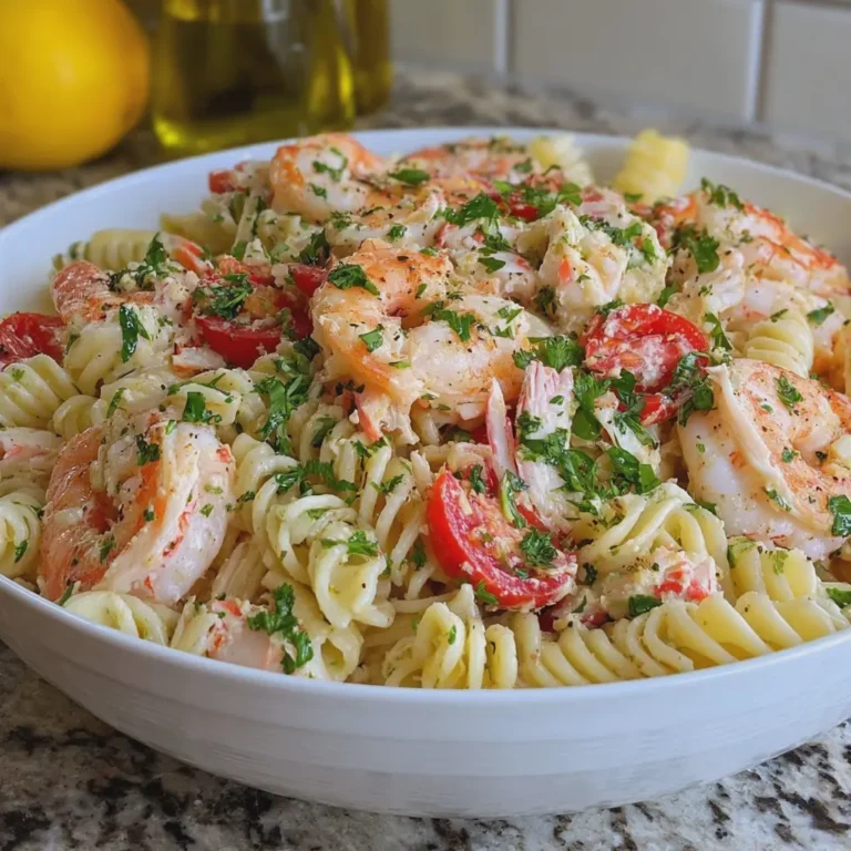 Seafood Pasta with Shrimp Crab
