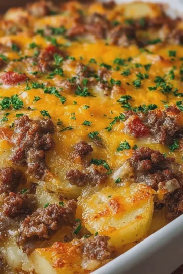 Hamburger Potato Casserole