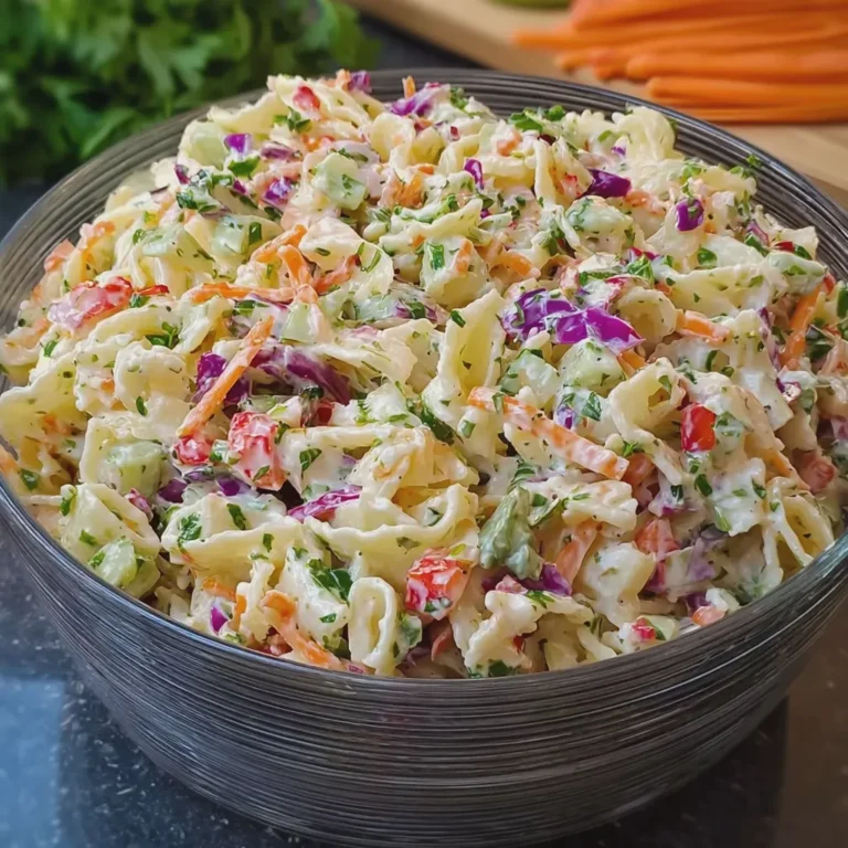 Coleslaw Pasta Salad