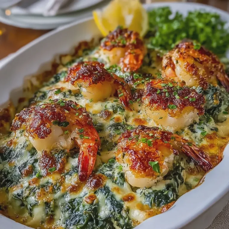 Seafood Spinach Rockefeller