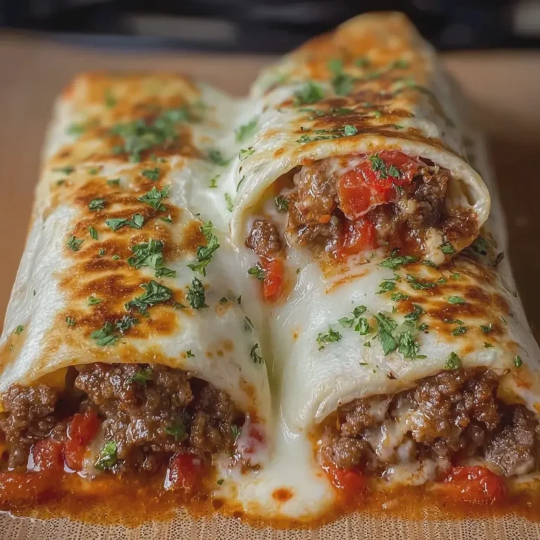 Italian Beef Sausage Mozzarella Wrap Melts