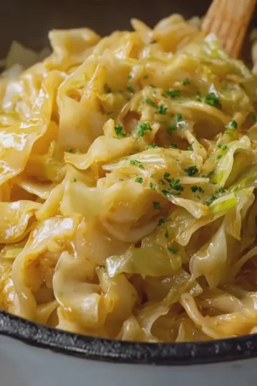 Slow Cooker Amish Cabbage Noodles