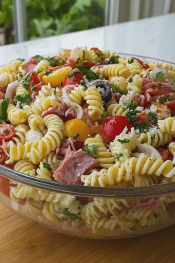 Italian Sub Pasta Salad