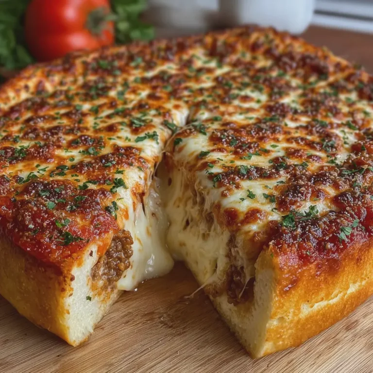 Deep Dish Cheese Pizza