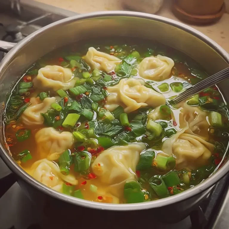 Homemade Wonton Soup