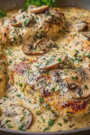 Creamy Mushroom Chicken