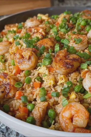 Easy Shrimp Chicken Fried Rice Better Than Takeout