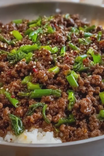 Mongolian Ground Beef