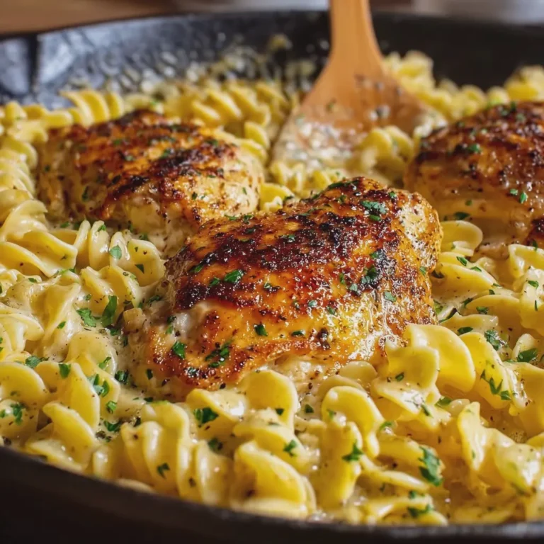 One Pan Chicken with Buttered Noodles