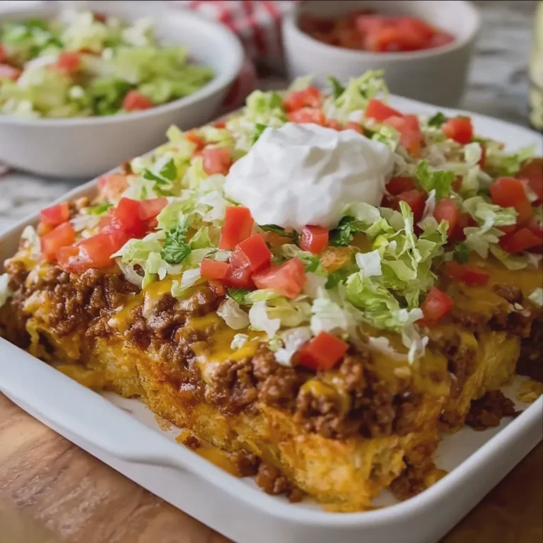 WALKING TACO CASSEROLE