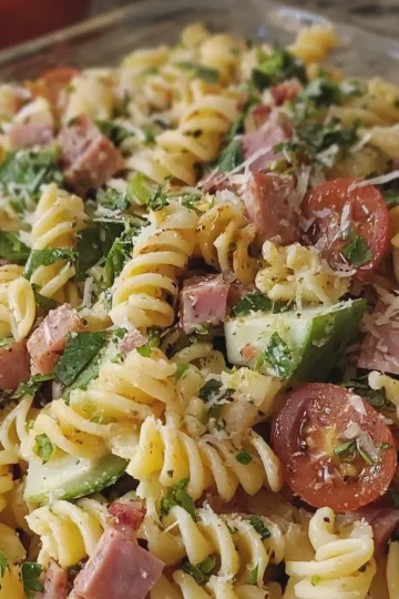 Cheap, Easy & High-Protein Italian Sub Pasta Salad