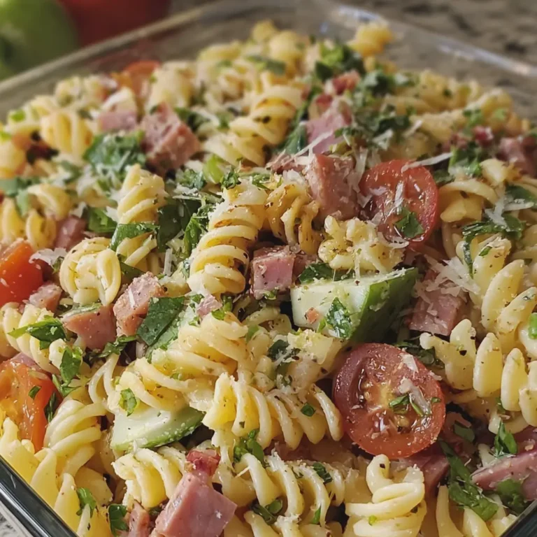 Cheap, Easy & High-Protein Italian Sub Pasta Salad