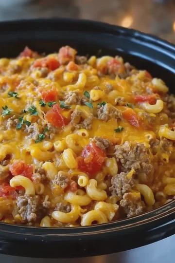 Crock Pot Hamburger Helper