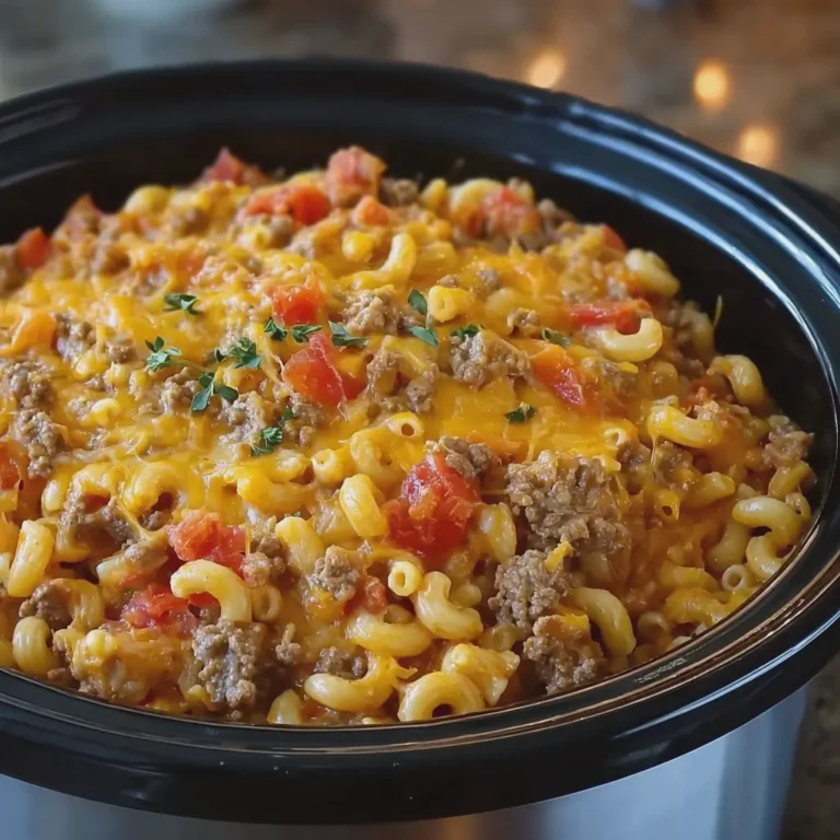 Crock Pot Hamburger Helper