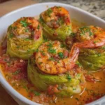 Cajun Shrimp Stuffed Cabbage Rolls