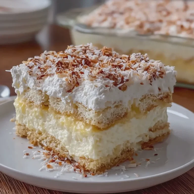 Coconut Cream Layered Dessert