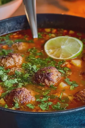 Albóndigas Mexican Meatball Soup