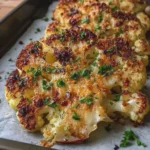 Cheesy Cauliflower Steaks Low Carb