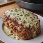 Garlic Parmesan Chicken Meatloaf