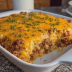 Cheesy Ground Beef Casserole