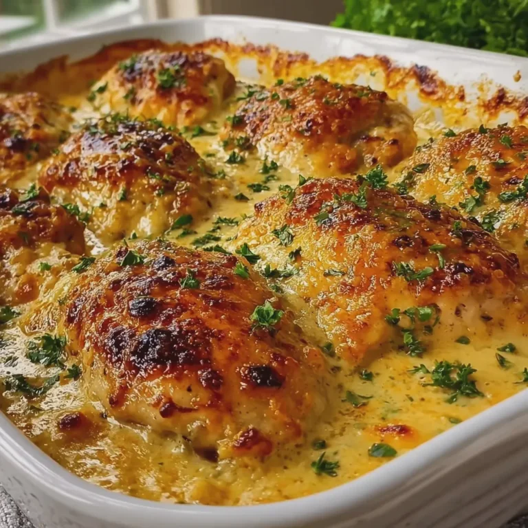 Creamy Honey Mustard Chicken Bake