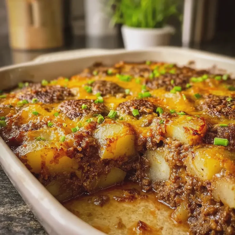 Old Fashioned Hamburger Steak Potato Bake